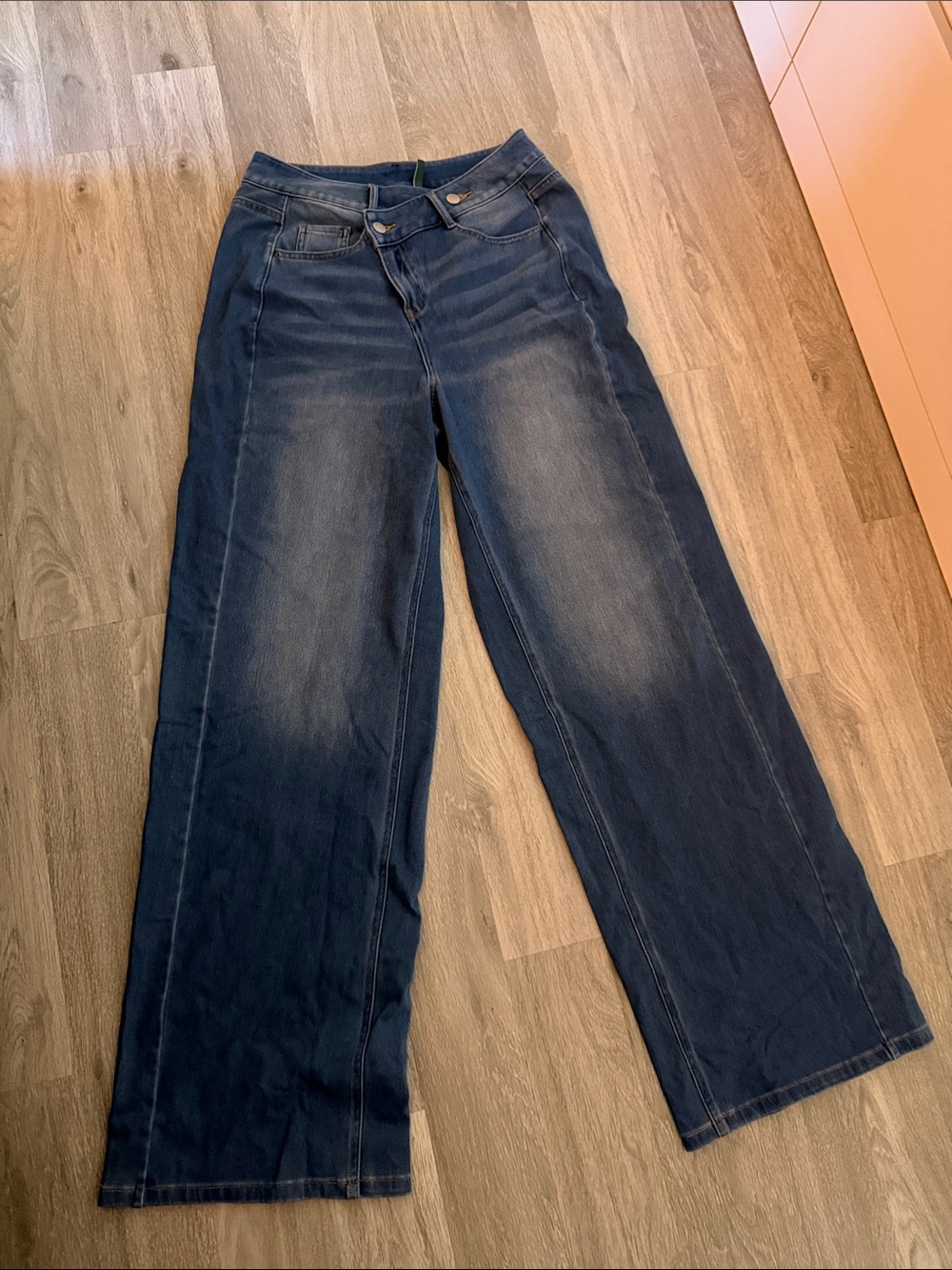 Flex asymmetric high waisted Halara Dark Blue Women's Jeans